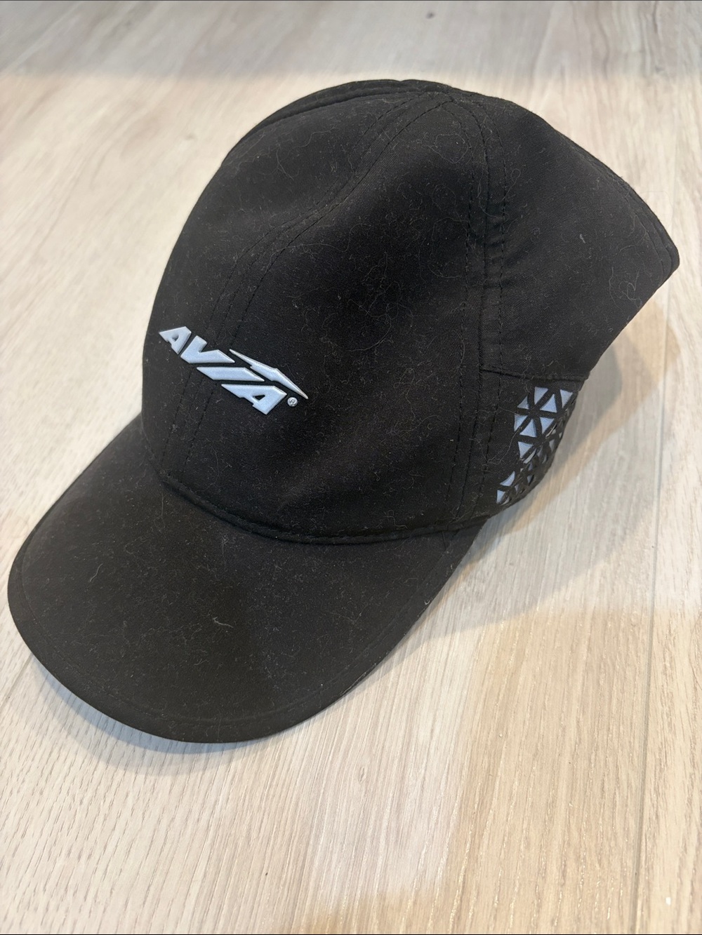 Avia Black Running Hat with White Logo